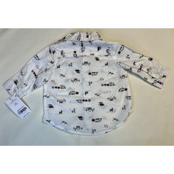 Carters Baby 3M Long Sleeve Top and Bottom Set 2PC Baby Boy Clothing Set - Picture 5 of 7